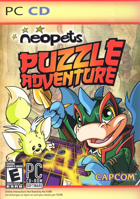 Neopets Puzzle Adventure box art for Wii